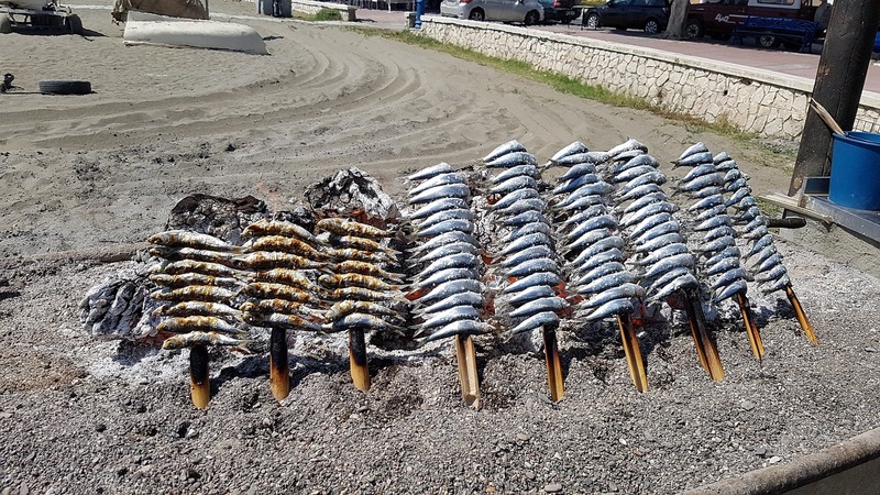 Espetos de sardinas